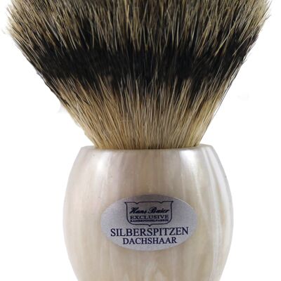 Shaving brush, plastic mother-of-pearl (Article No .: 53121)