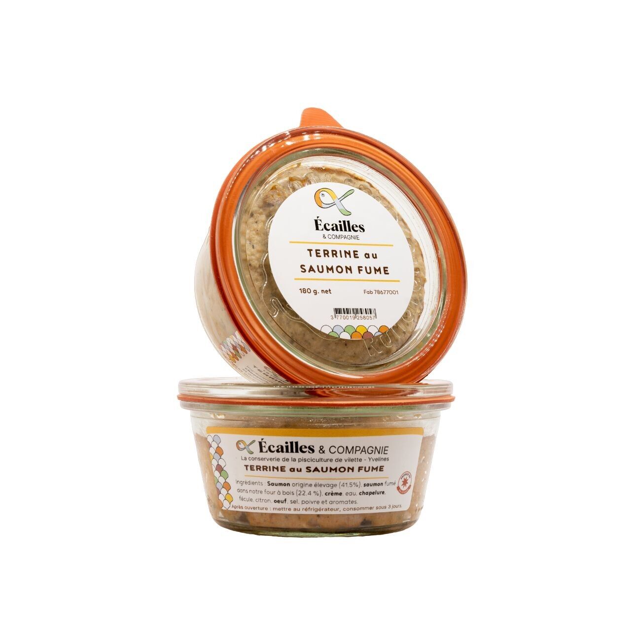 Terrine mit geräuchertem Lachs (180g)