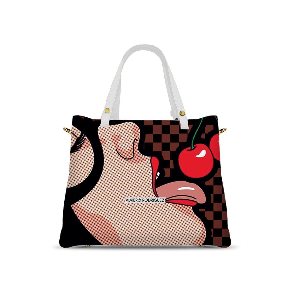 Soledad White Cherry Bag