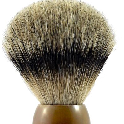 Shaving brush, real horn, light (Article No .: 53492)