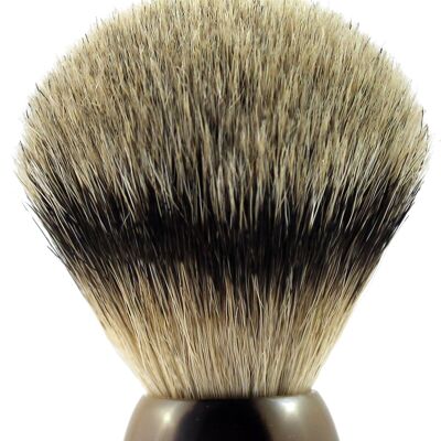 Shaving brush, real horn, light (Article No .: 53493)