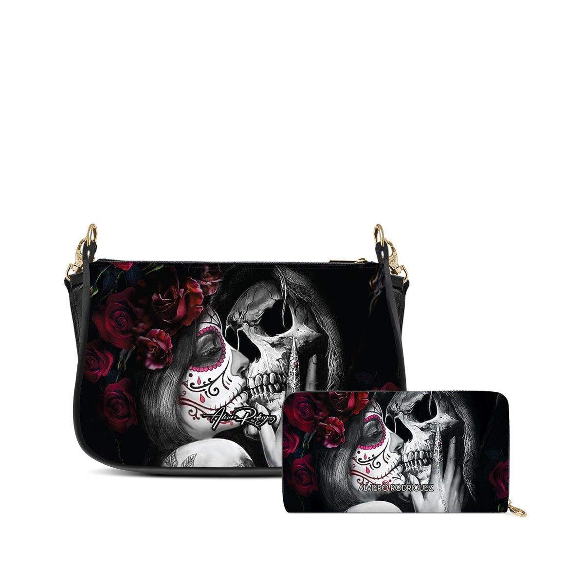 Desiree Promo und Kiss of Death Reißverschluss-Geldbörse