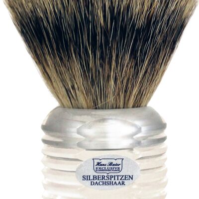 Shaving brush acrylic clear (Article No .: 53615)