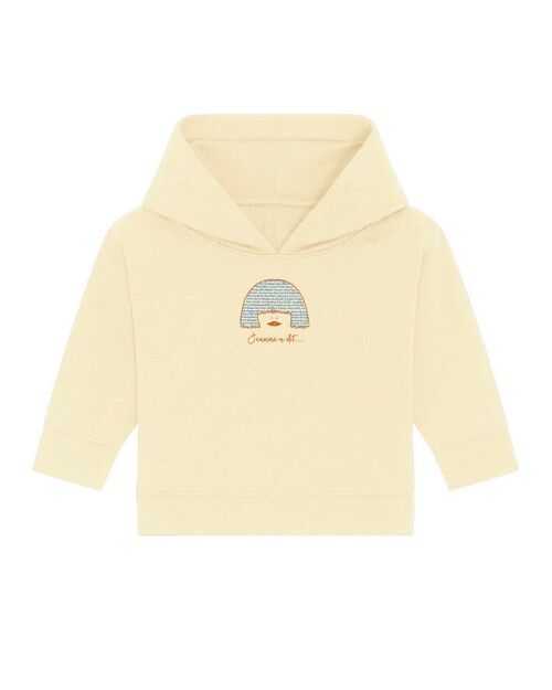 Sweat enfant à capuche en coton Bio " Femme d'exception "