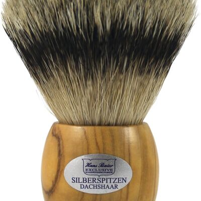 Shaving brush olive wood (Article No .: 53673)