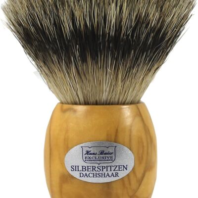 Shaving brush olive wood (Article No .: 53741)