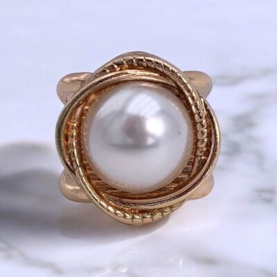 Anillo de bufanda con forma de flor BF02