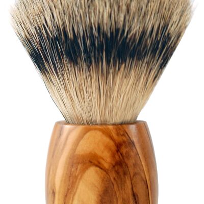 Shaving brush olive wood (Article No .: 53751)