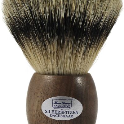 Shaving brush walnut wood (Article No .: 53763)