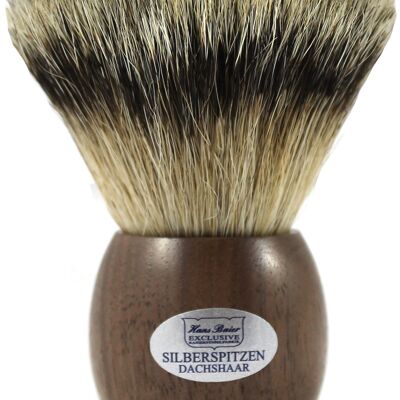 Shaving brush walnut wood (Article No .: 53774)