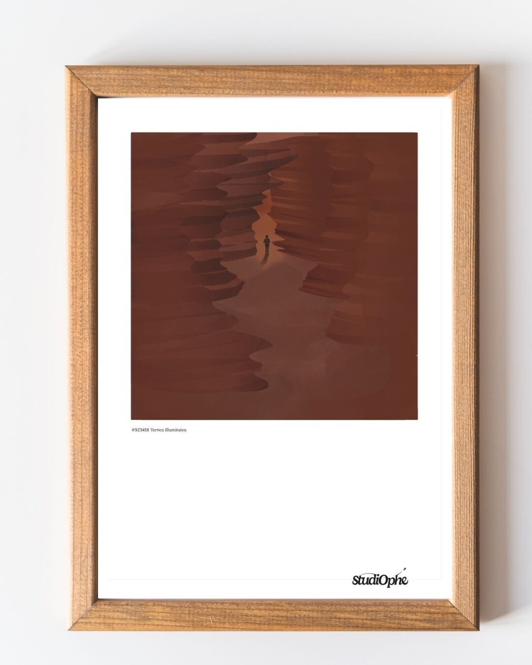 Aquarell Poster beleuchtete Länder