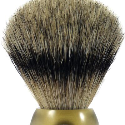 Shaving brush acrylic clear / gold (Article No .: 53882)