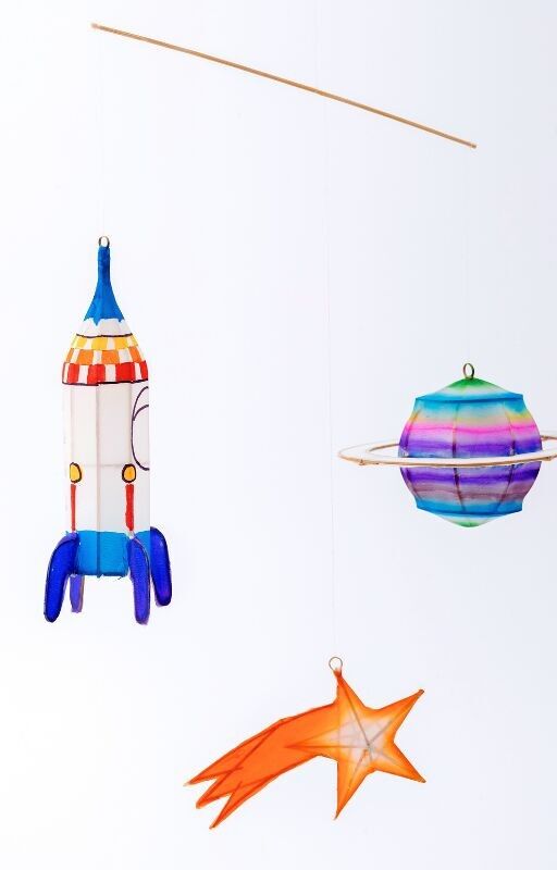 Pianeti mobili di bambù