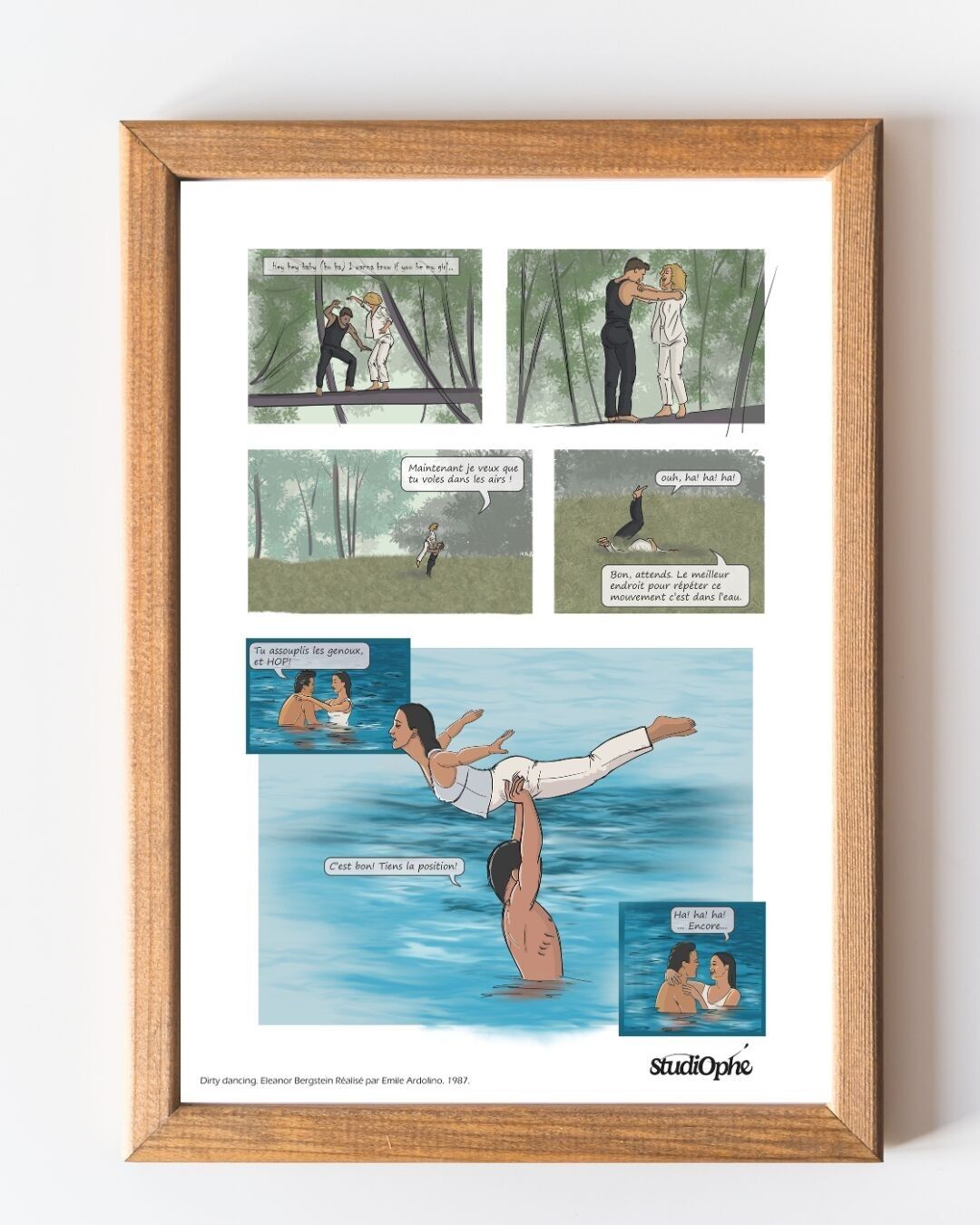 Manifesto del fumetto Dirty Dancing