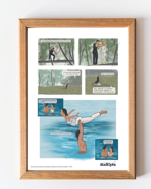 Affiche BD Le Porté Dirty Dancing