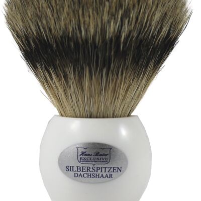 Shaving brush acrylic white (Article No .: 53971)