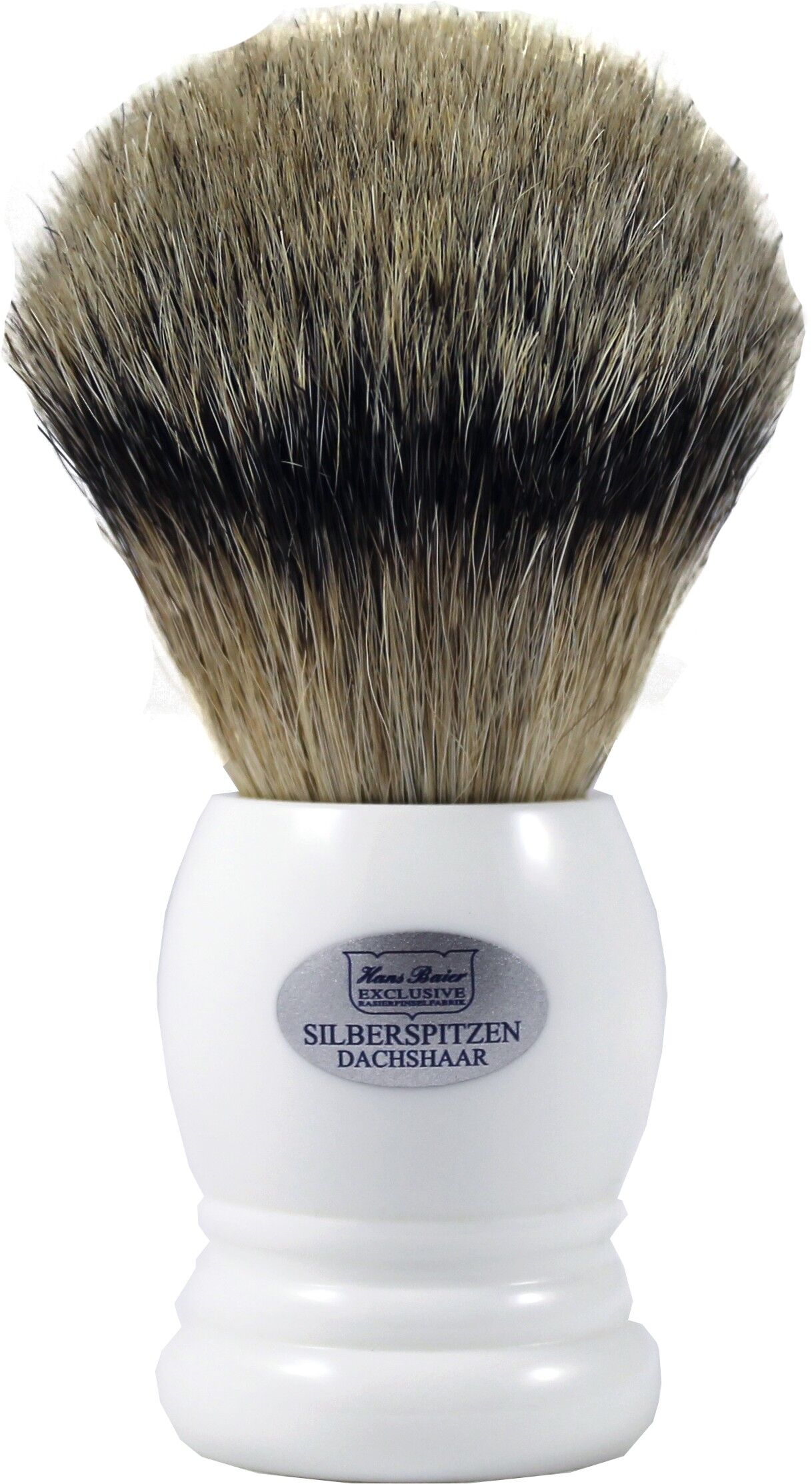 Pennello da barba acrilico bianco (articolo n.: 53974)