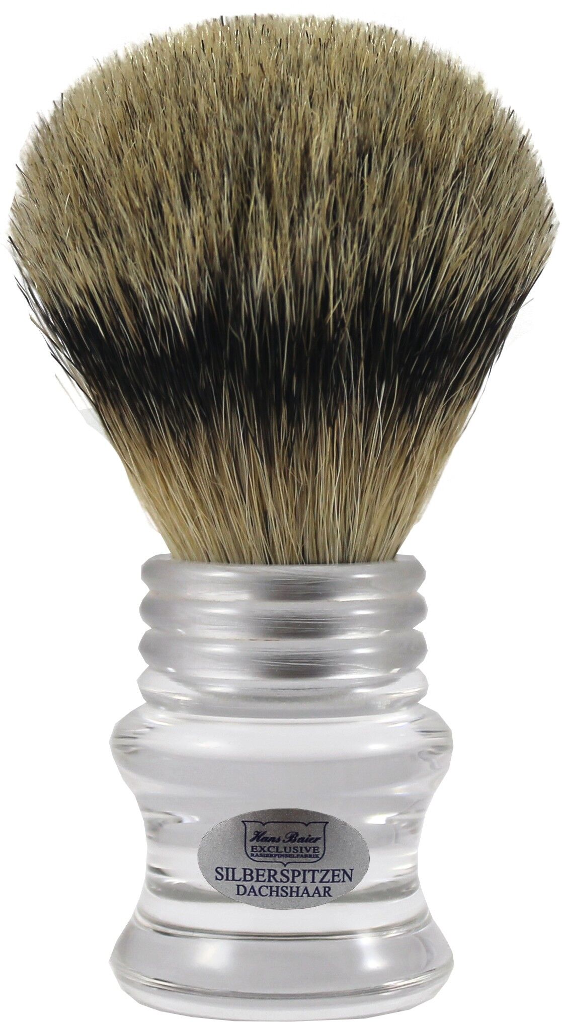 Pennello da barba acrilico trasparente (articolo n.: 53992)