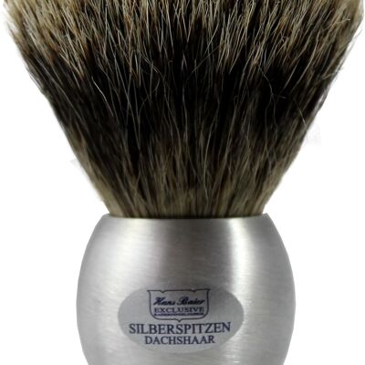 Shaving brush edition hair with aluminum handle (Article No .: 54863)