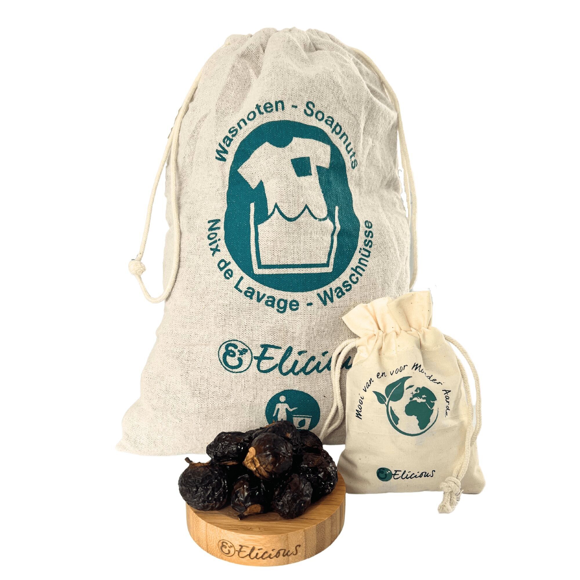 Detersivo naturale alle noci di sapone, 750gr - con sacchetto per il bucato