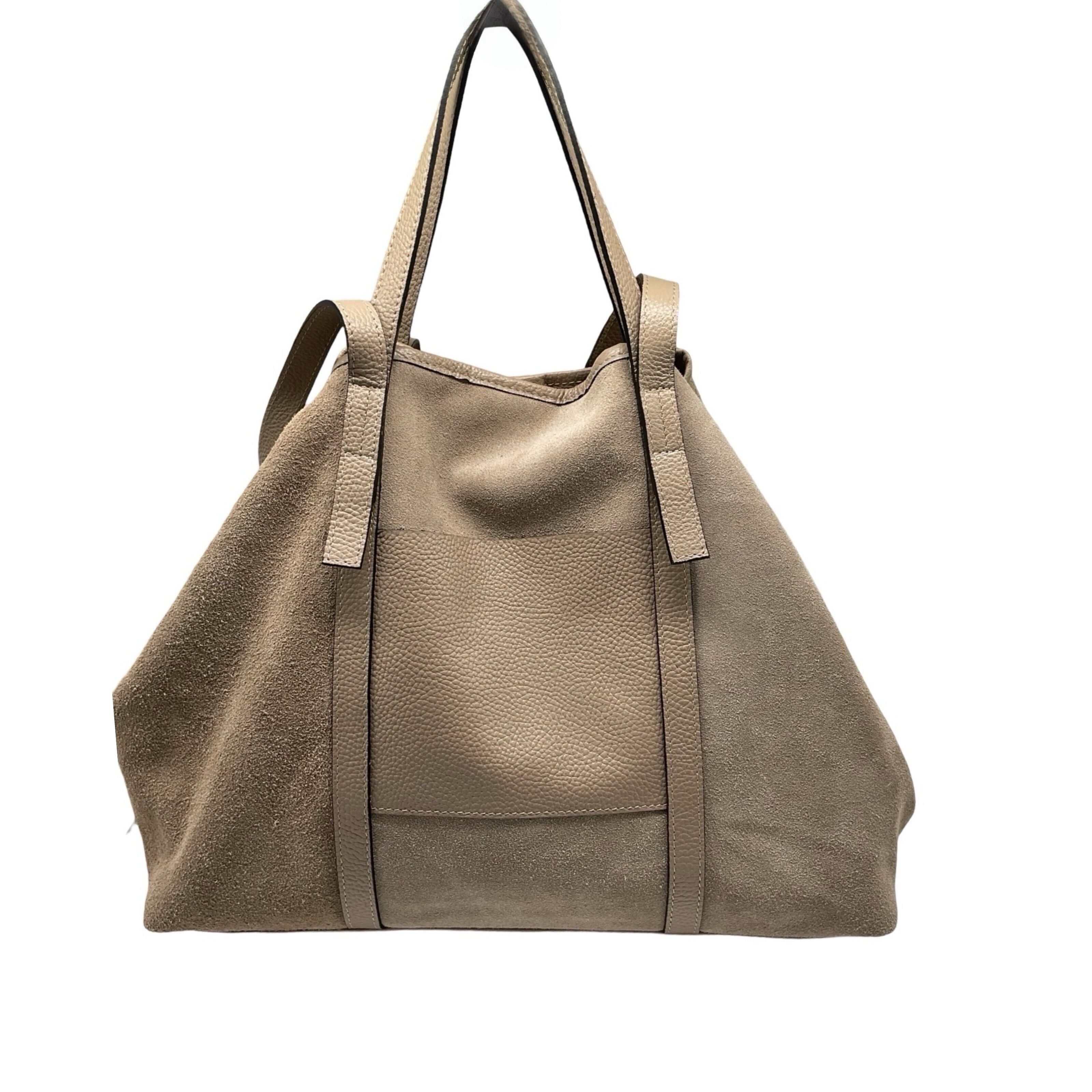 BORSA A TRACOLLA IN CAMOSCIO SUBLIME