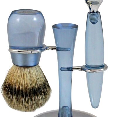 Set da barba acrilico blu (Articolo n.: 76134)