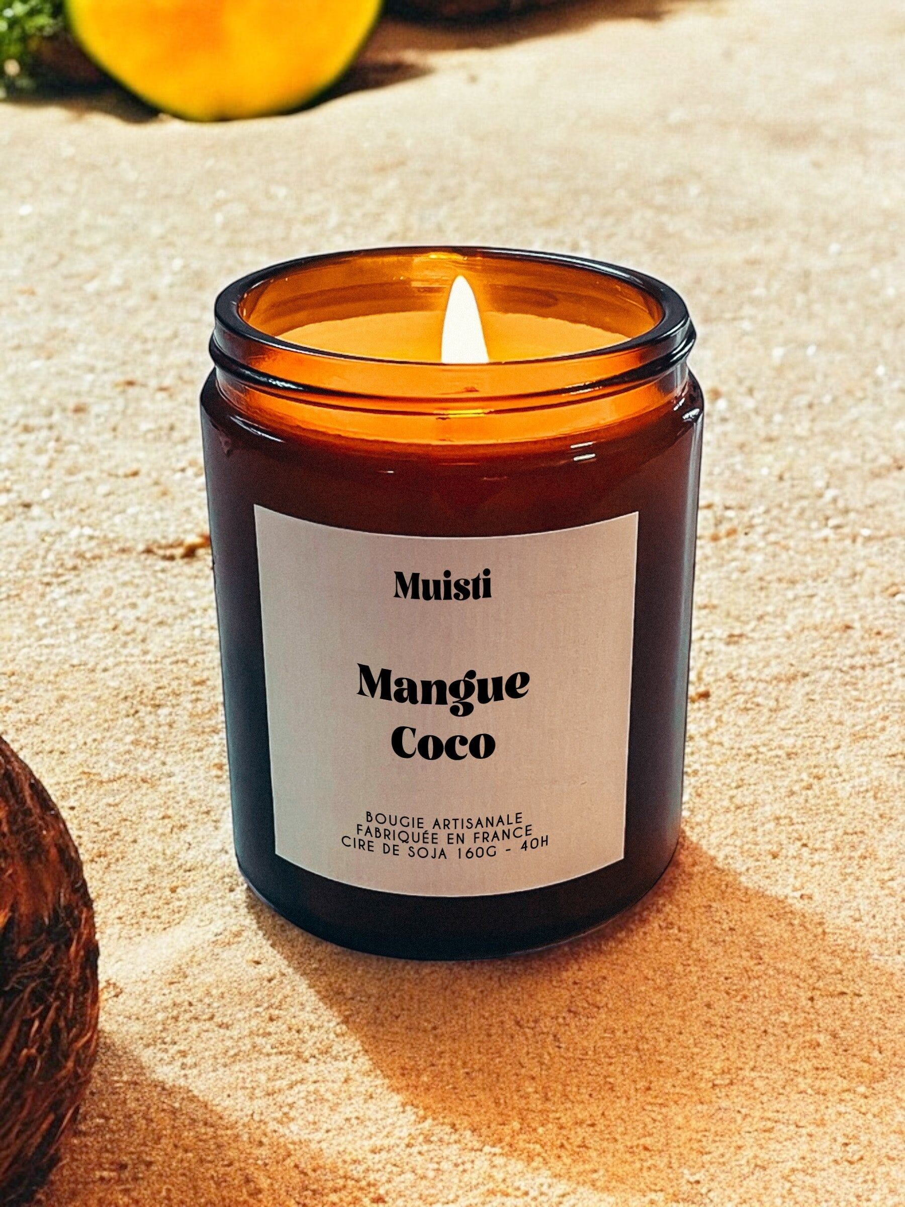 Mango Coconut Scented Candle