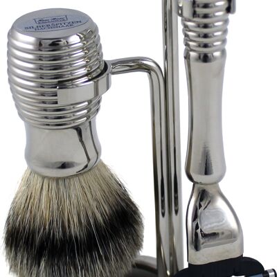 Shaving set silver (Article No .: 76672)