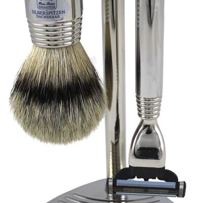 Shaving set silver (Article No .: 76682)