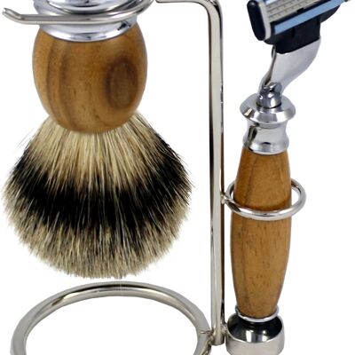 Set da barba in teak (articolo n.: 76921)