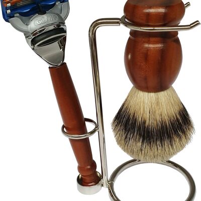 Shaving set plum wood (Article No .: 76924)