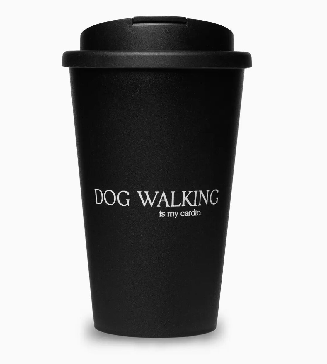 Kaffeebecher „Dog Walking Is My Cardio“ – To Go, 350 ml