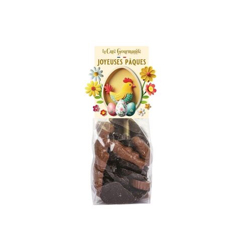 MINI SACHET DE FRITURE DE CHOCOLAT AU LAIT & NOIR PÂQUES
