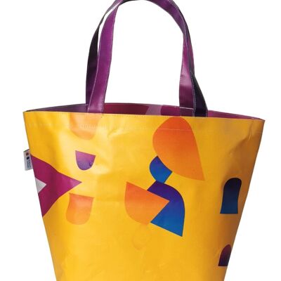 Borsa tote in telone riciclato ecologico - Francia