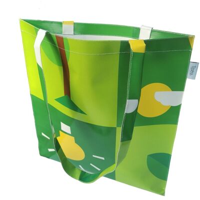 Borsa tote in telone riciclato - Made in France