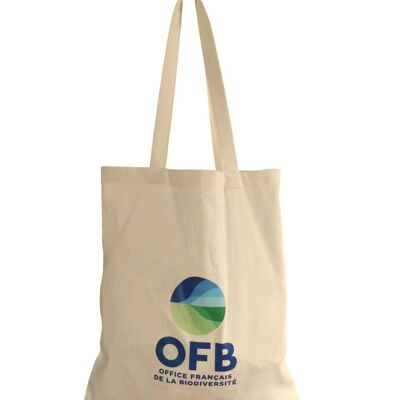 Borsa tote in cotone riciclato al 100% - personalizzabile - Francia