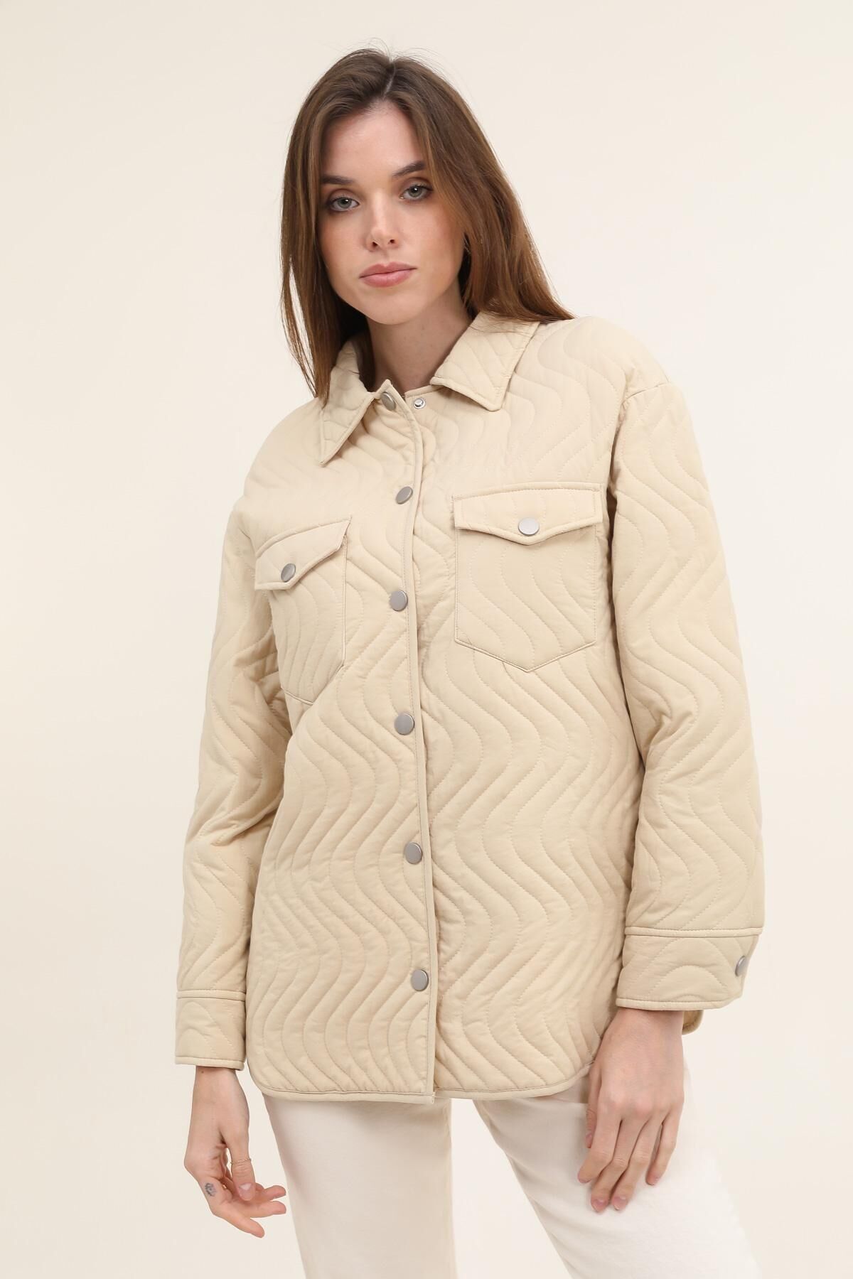 Giacca trapuntata sopracamicia