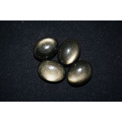 obsidienne dorée pierre roulée AA