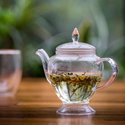 Rare Tea Company Glas-Teekanne