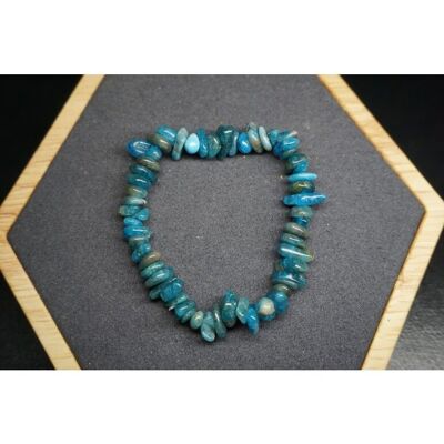 Bracelet Chips Apatite Bleu Lot de 10
