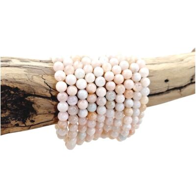 Pulsera de morganita con cuentas AB