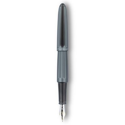 Penna stilografica Aero grigia da 14 ct