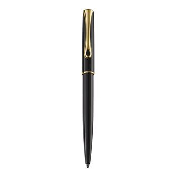 Stylo Bille Traveller noir laqué dóre easyFLOW