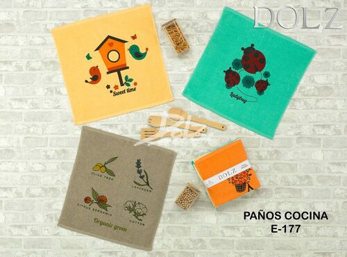 SET 3 PAÑOS E-177