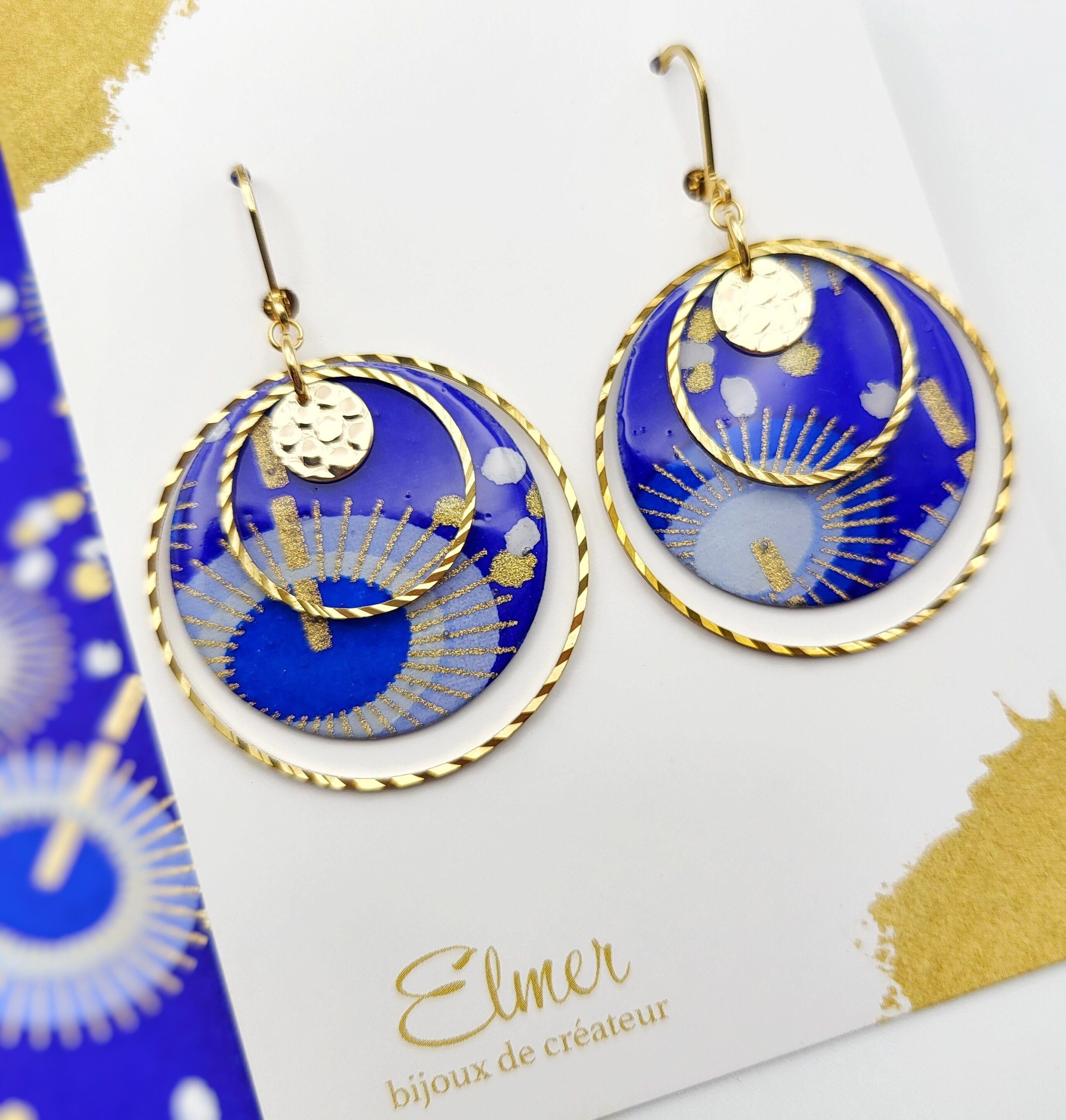 HAN large size earrings / 4 colors