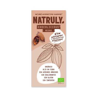 Tableta Chocolicious chocolate Negro | BIO (NUEVO)