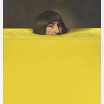 Submerged 7 Pantone Yellow Wall art