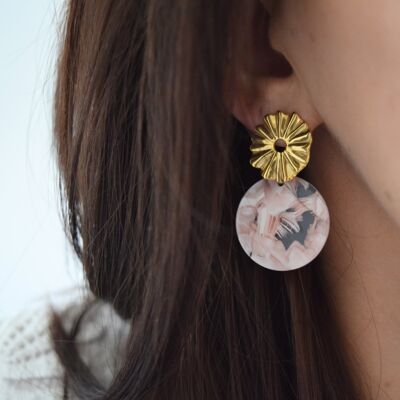 PENDIENTES ROSA