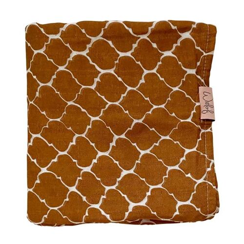 Swaddle 120x120 cm Once upon a dream Hazel brown