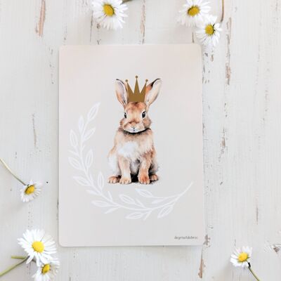 Carte postale Lapin de Pâques